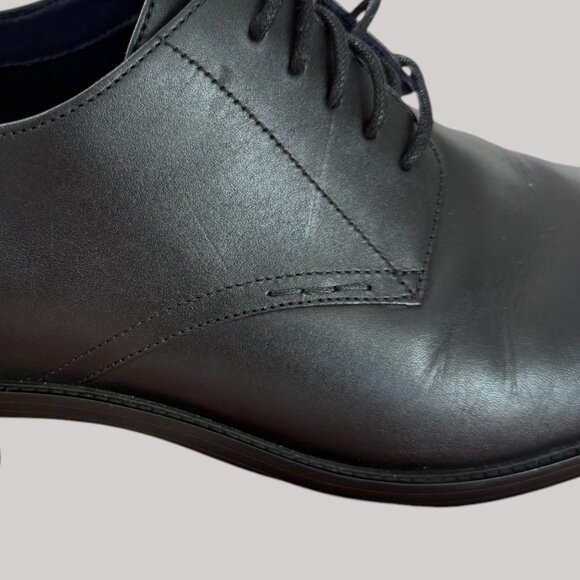 Cole Haan Mens Hawthorne Plain Oxford Black Leather Shoe Size 11M - Picture 6 of 14
